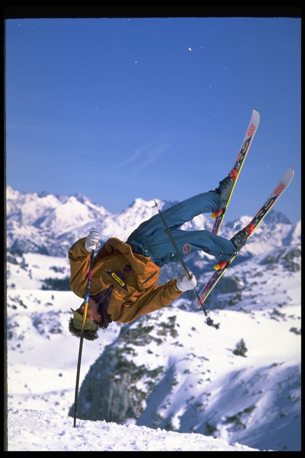 225010 One Hand Pole Flip, Austria A4 Photo Print