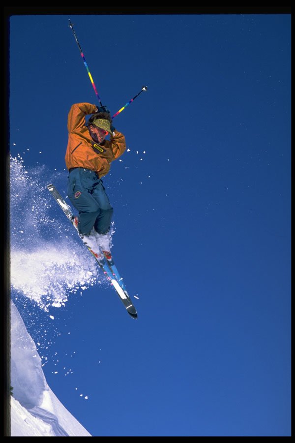 225028 Side Kick, Powder Skiing, Winklmoos, Germany A4 Photo Print