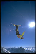 225044 Back Flip, Aerials, Hintertux, Austria A4 Photo Print