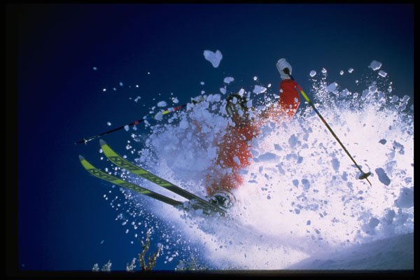 225051 Helicopter Skiing, Lake Tahoe, USA A4 Photo Print