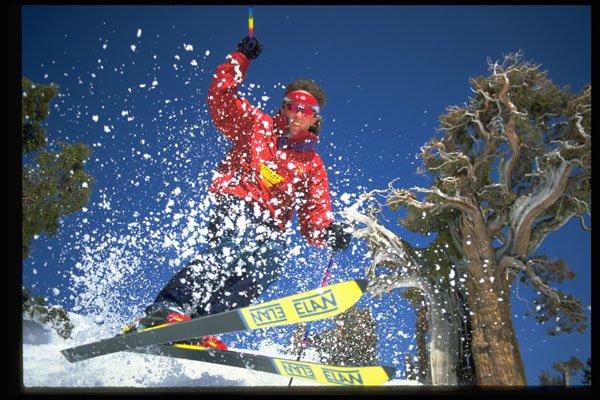 225052 Mogul Skiing, Squaw Valley, USA A4 Photo Print