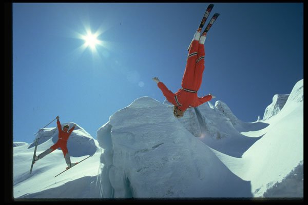 225074 Back Flip, Aerials, Hintertux, Austria A4 Photo Print