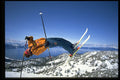225078 One Hand Pole Flip, Lake Tahoe, USA A4 Photo Print