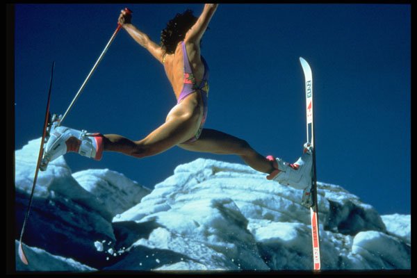 225099 Bathing Suit, Duffy, Aerials, Hintertux, Austria A4 Photo Print