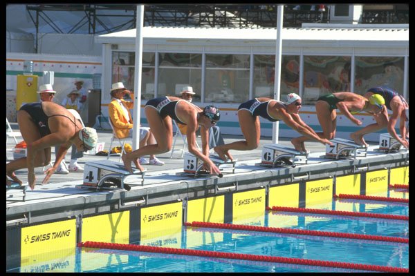 226016 Swimming A4 Photo Print
