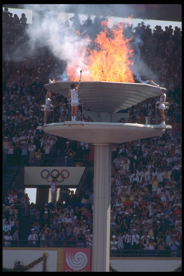 226091 Olympic Flame A4 Photo Print