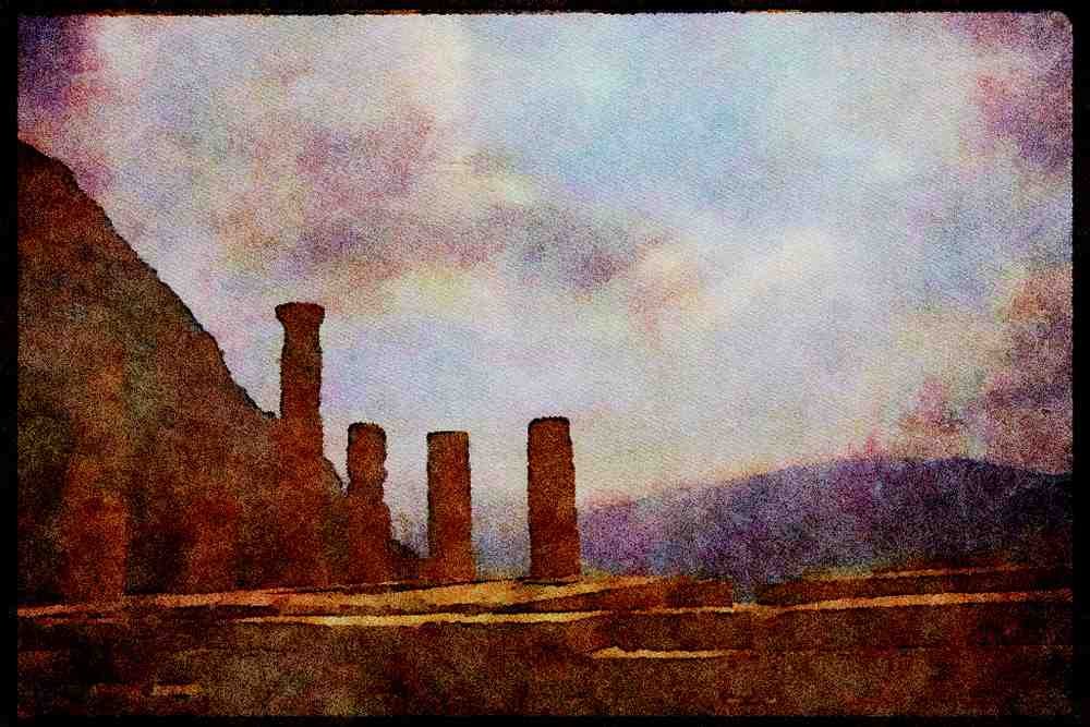 227000 Delphi A4 Limited Edition Watercolour Print