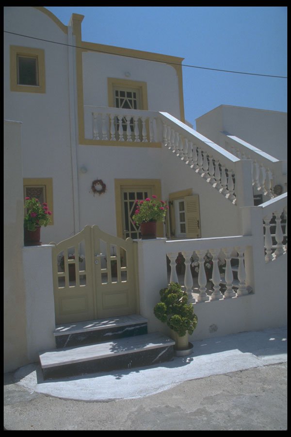227002 Private Home, Thira, Island Of Santorini A4 Photo Print