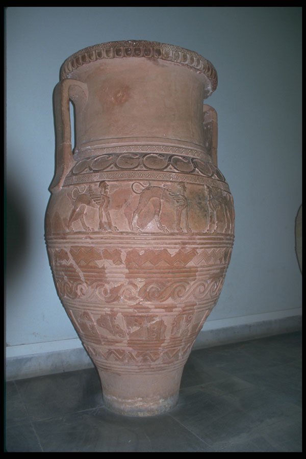 227005 Ancient Vase, Archaeological Museum, Herakleion A4 Photo Print