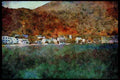 227008 Seaside Village, Island Of Crete A4 Limited Edition Watercolour Print