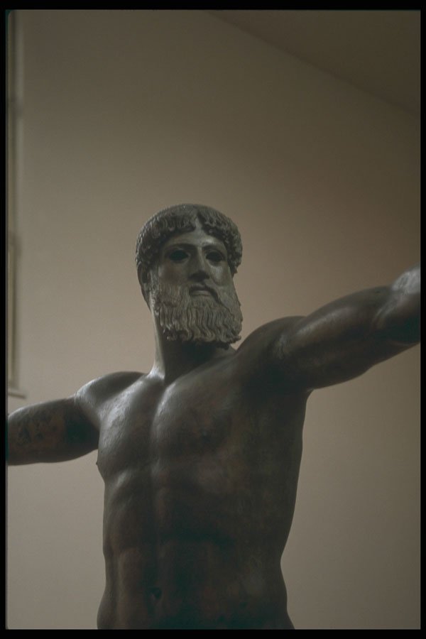 227016 Poseidon, National Archaeological Museum, Athens A4 Photo Print