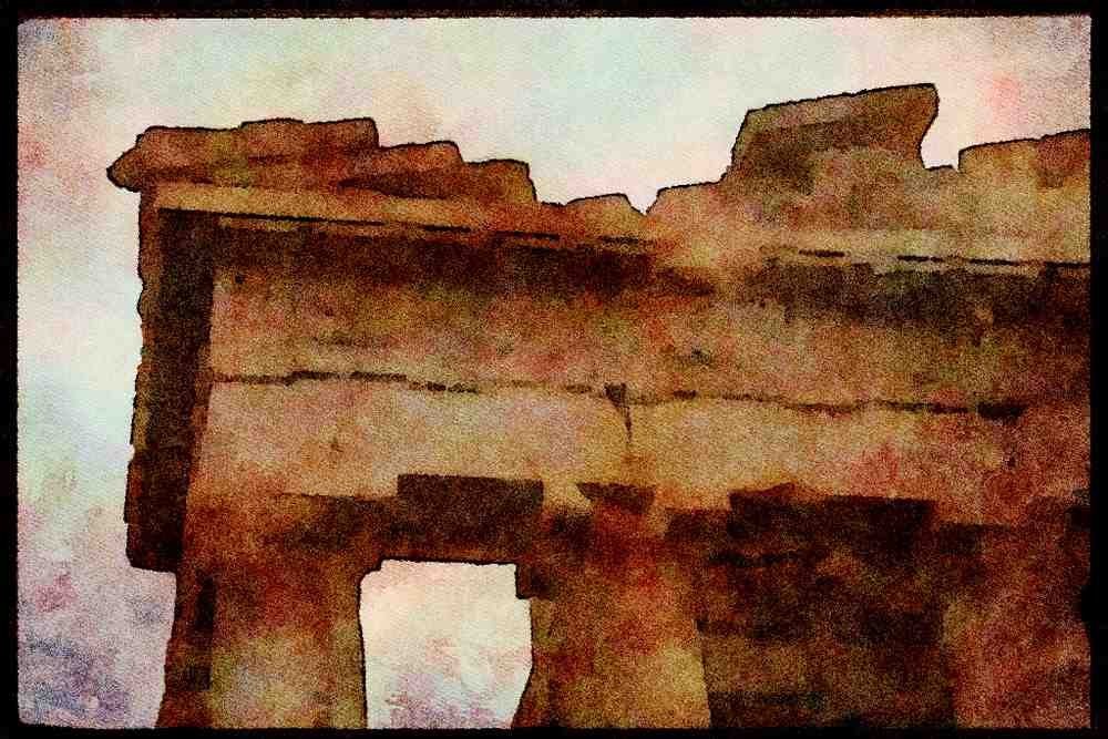 227021 The Acropolis, Athens A4 Limited Edition Watercolour Print