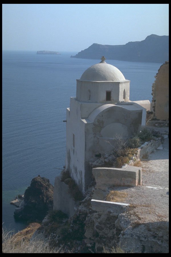 227035 Oia, Island Of Santorini A4 Photo Print