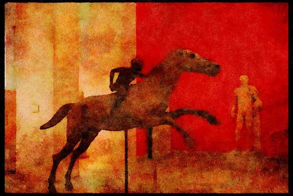227042 Jockey Of Artemision, Archaeological Museum A4 Limited Edition Watercolour Print