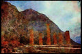 227046 Temple Of Apollo, Delphi A4 Limited Edition Watercolour Print