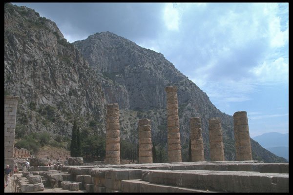 227046 Temple Of Apollo, Delphi A4 Photo Print