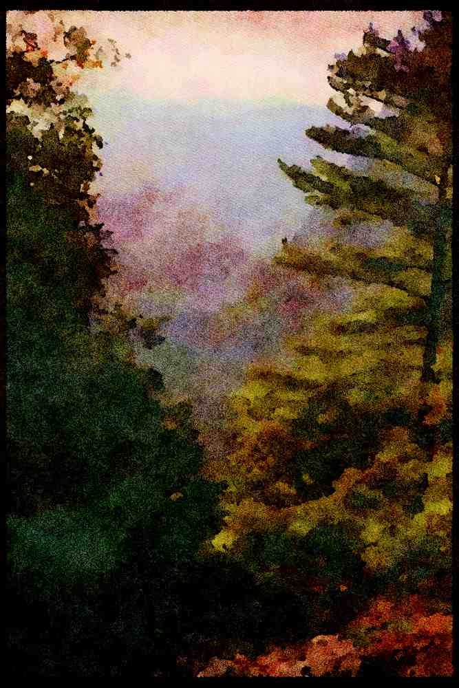 227047 Samarian Gorge, Island Of Crete A4 Limited Edition Watercolour Print