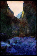 227048 Samarian Gorge, Island Of Crete A4 Limited Edition Watercolour Print
