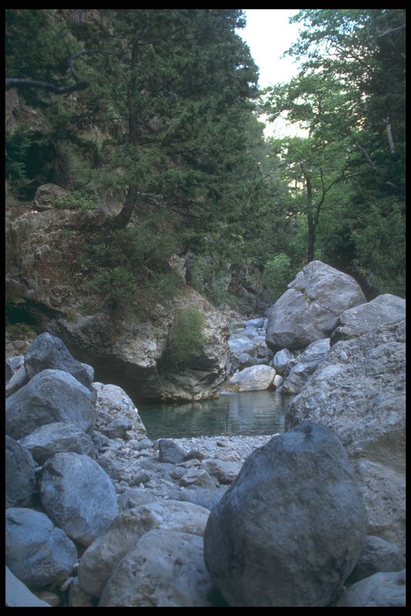 227049 Samarian Gorge, Island Of Crete A4 Photo Print