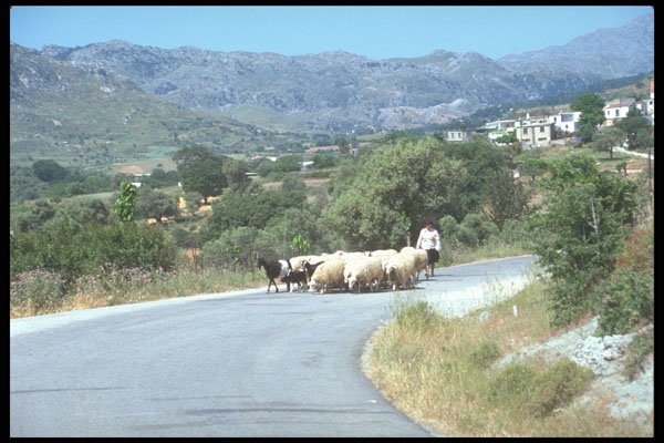 227056 Mountain Road, Island Of Crete A4 Photo Print