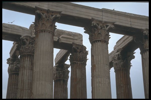 227070 Temple Of Zeus, Athens A4 Photo Print