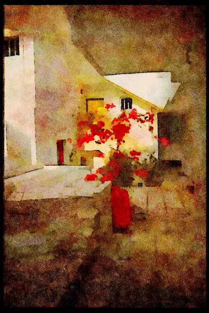227076 Plakias, Southern Crete A4 Limited Edition Watercolour Print
