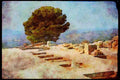227081 Phaistos A4 Limited Edition Watercolour Print