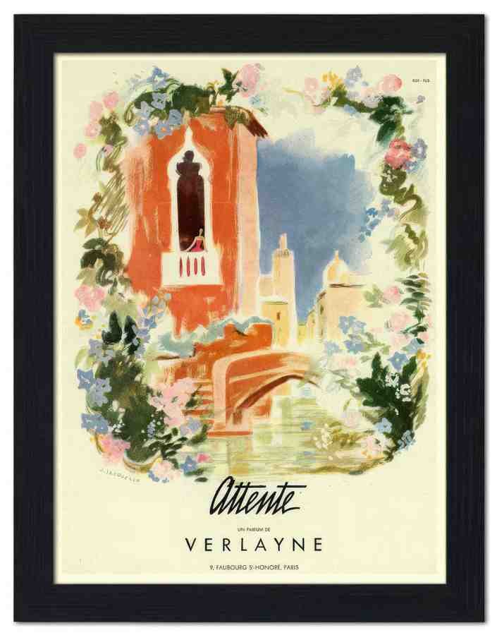 228 verlayne vintage perfume advert 2 Vintage Advert A4 Photo Print