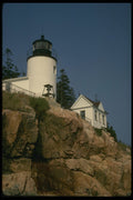 228000 Lighthouse, Bass Harbor Head A4 Photo Print