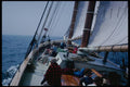 228012 Coastal Schooner Under Sail A4 Photo Print