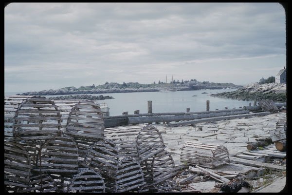 228017 Lobster Traps, Matinicus Island A4 Photo Print