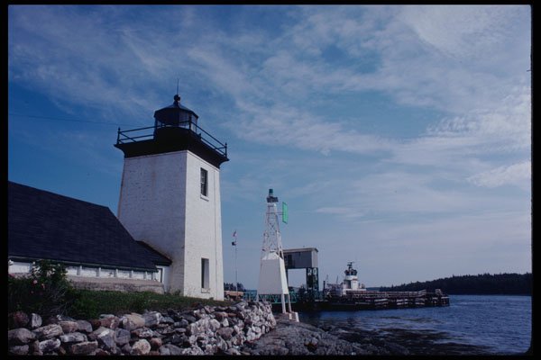 228018 Grindel Point Lighthouse, Isleboro A4 Photo Print