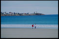 228033 People Walking On York Beach A4 Photo Print