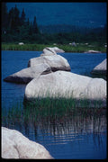 228037 Rocks At Turner Deadwater, Baxter State Park A4 Photo Print