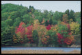 228078 Waters Edge Fall Colors A4 Photo Print