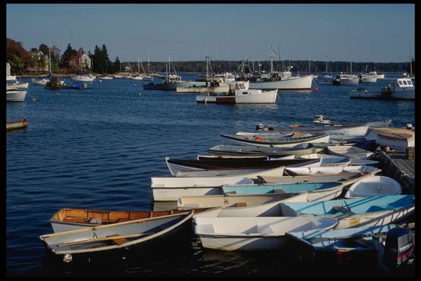 228097 Boats At Round Pond A4 Photo Print