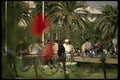 229018 Park Along Palm lined Boulevard Moulay Youssef A4 Photo Print