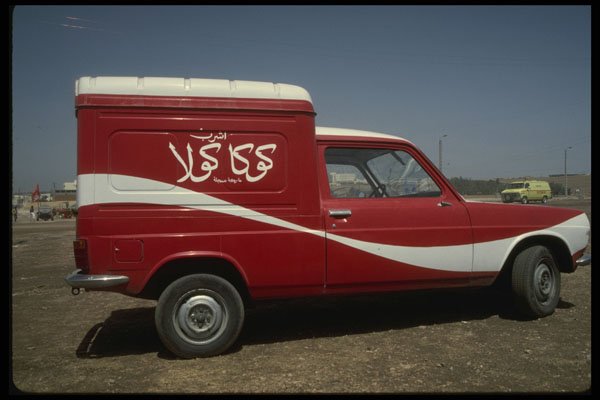 229054 Coca Cola Truck With Arabic Markings, Settat Fantasia A4 Photo Print