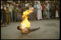 229062 Fire eater Performs At Djemas el Fna Square, Marrakesh A4 Photo Print