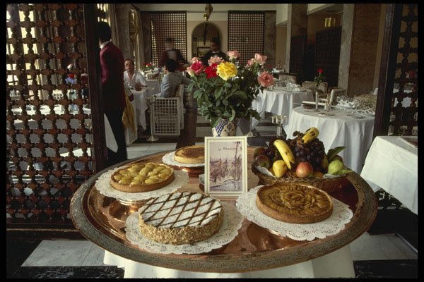 229073 Dessert Table, La Mamounia Hotel, Marrakesh A4 Photo Print