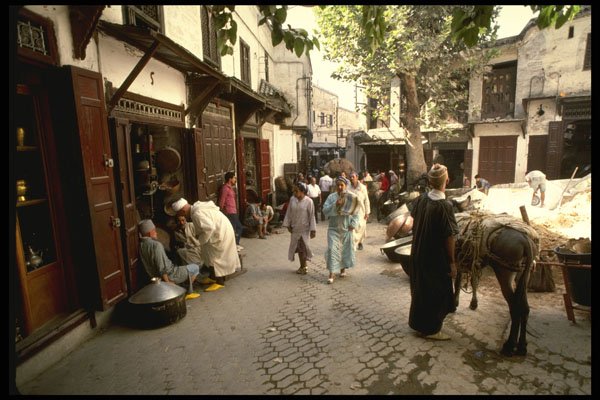 229080 Fez Medina Or Bazaar Is Morocco's Largest A4 Photo Print