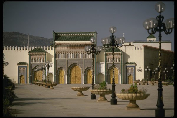 229085 Plaza Of The Royal Palace, Fez A4 Photo Print