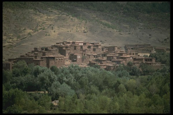 229095 Ancient Hilltop Village, Ourika Valley A4 Photo Print