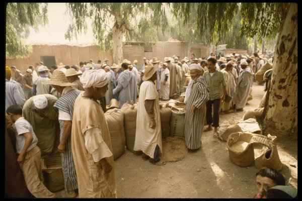 229097 Weekly Market, Ourika Valley Village A4 Photo Print