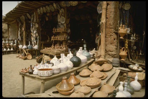 229098 Local Pottery, Ourika Valley A4 Photo Print