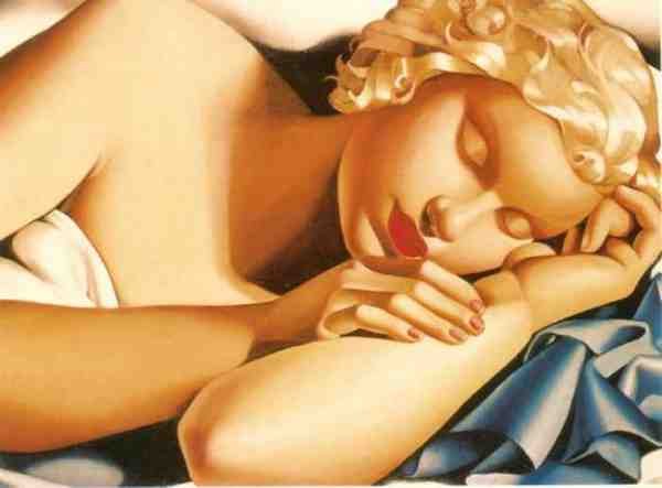23 De Lempicka 1935 Sleeping Woman A4 Photo Print