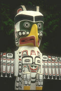 230010 Totem Pole, Stanley Park, British Columbia A4 Photo Print