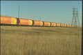 230035 CN Train And Federal Grain Cars, Saskatchewan A4 Photo Print