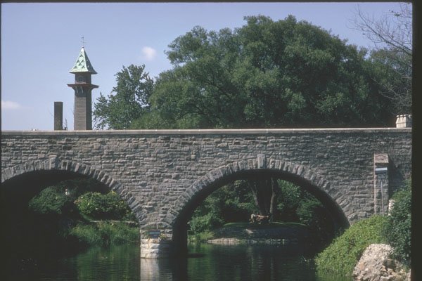 230052 Stratford Bridge Over Thames River, Ontario A4 Photo Print