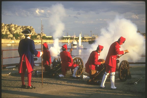 230061 Montreal Historic Regiment, Old Port, Quebec A4 Photo Print